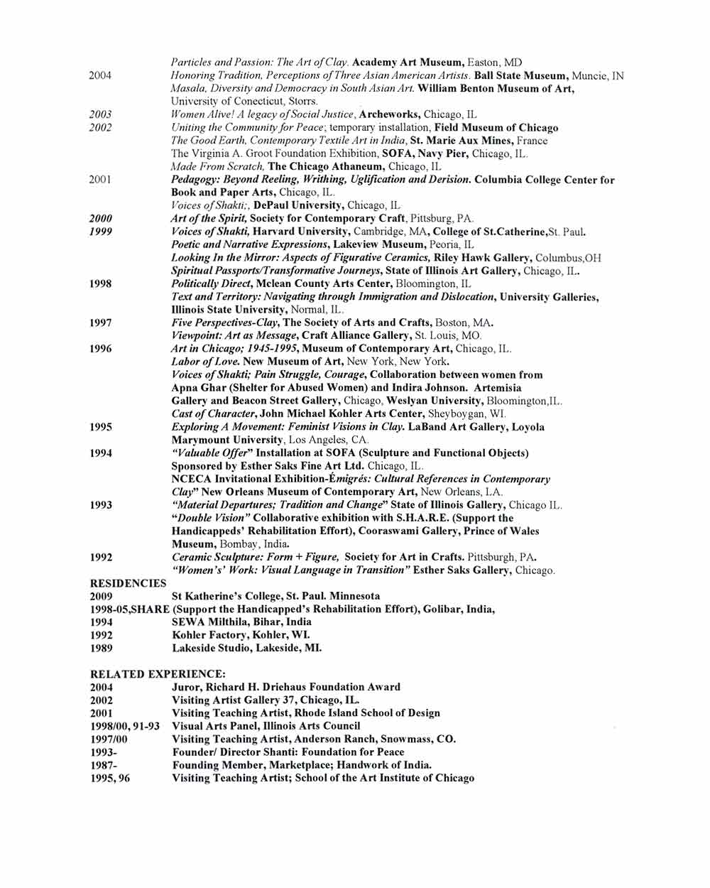 Indira Johnson's Resume, pg 2